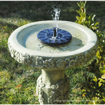 solar outdoor water fountain